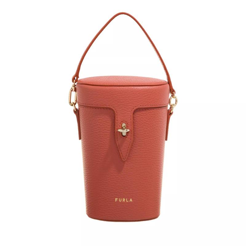 Furla Schultertasche - Furla Net Mini Bucket - Gr. unisize - in Rot - für Damen von Furla
