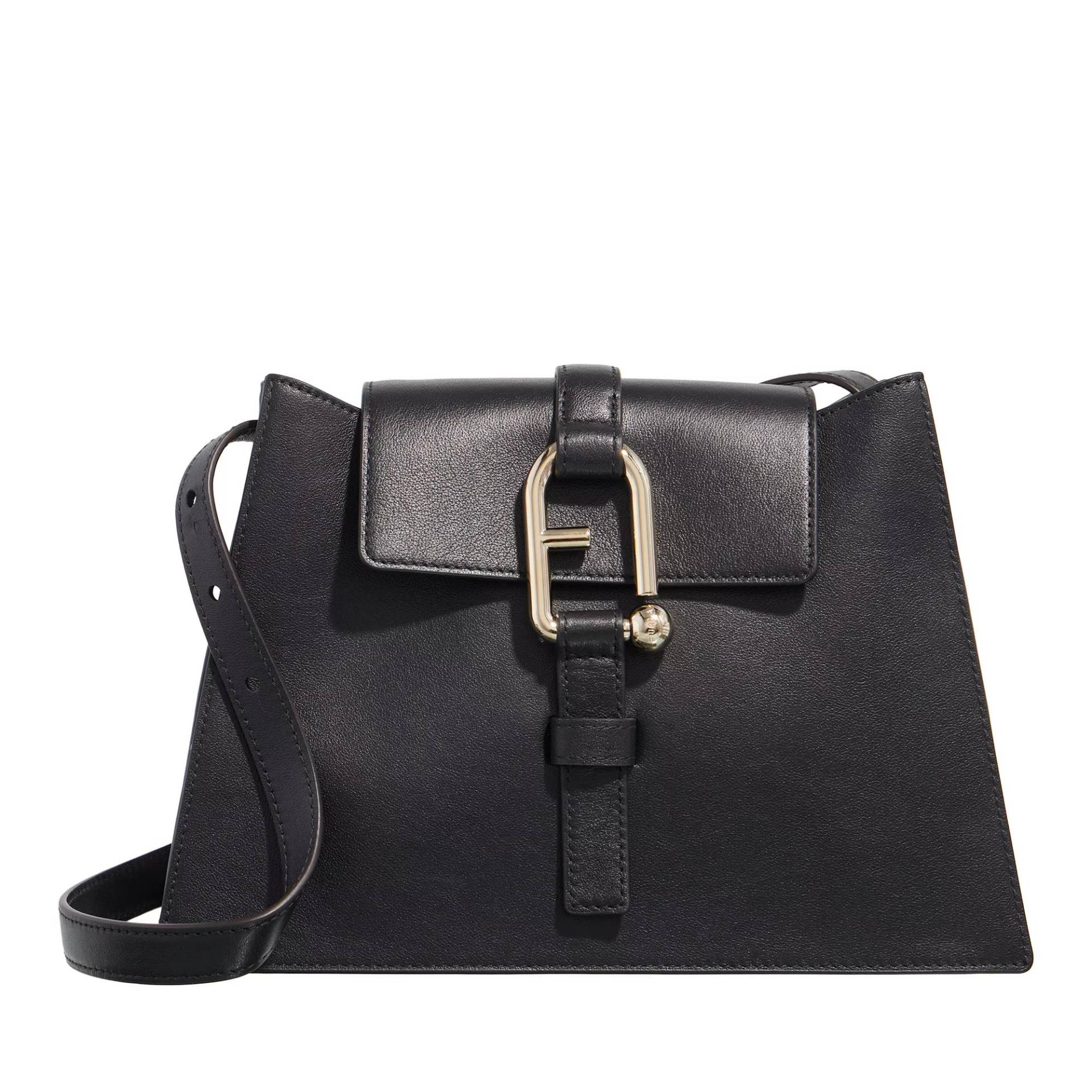 Furla Umhängetasche - Furla Nuvola S Shoulder Bag - Gr. unisize - in Schwarz - für Damen von Furla