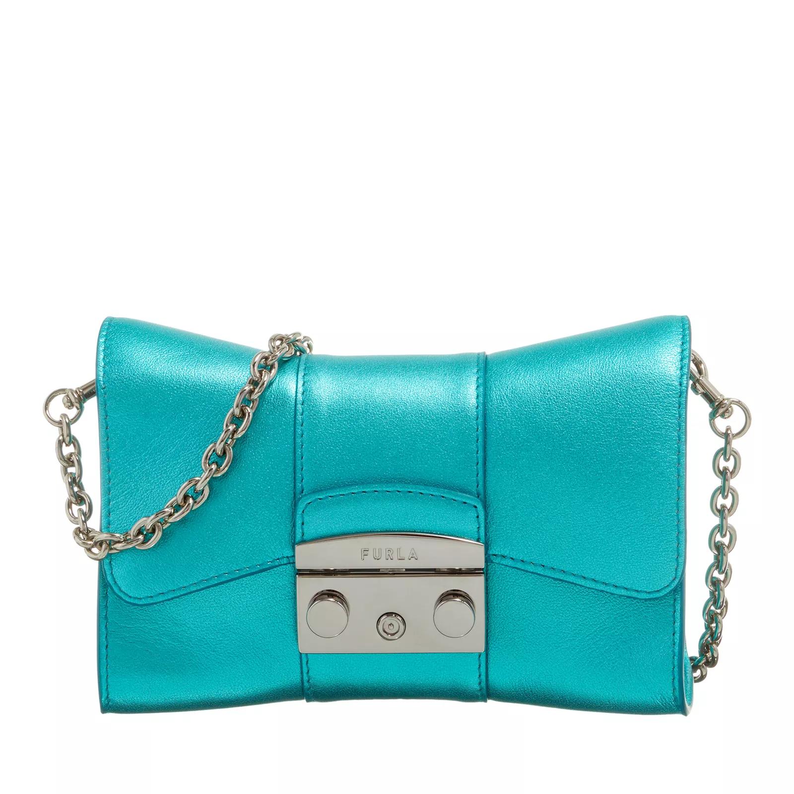 Furla Umhängetasche - Metropolis Mini Crossbody Remix - Gr. unisize - in Blau - für Damen von Furla