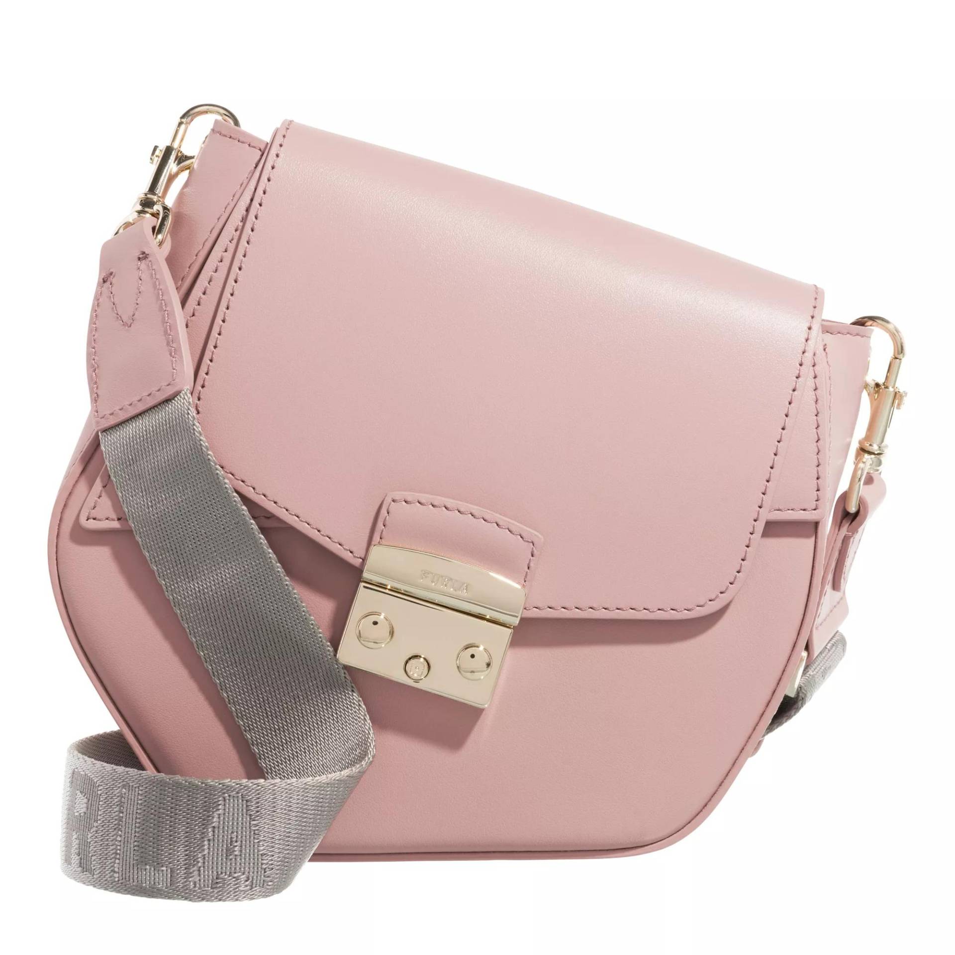 Furla Umhängetasche - Metropolis Prisma Mini Crossbody - Gr. unisize - in Rosa - für Damen von Furla