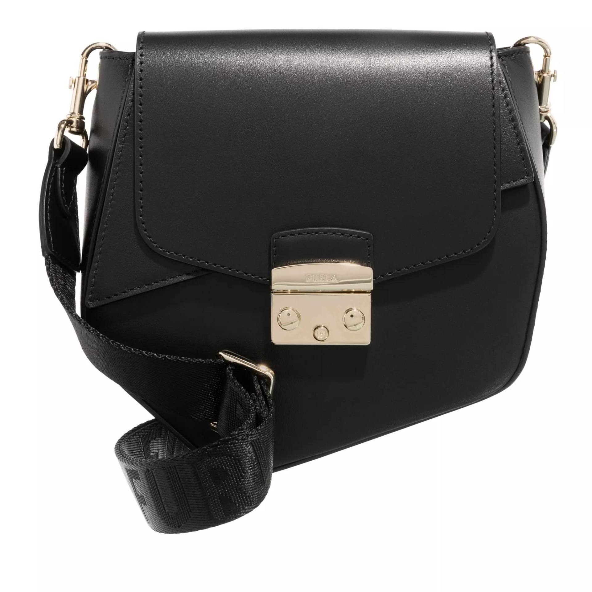 Furla Umhängetasche - Metropolis Prisma Mini Crossbody - Gr. unisize - in Schwarz - für Damen von Furla