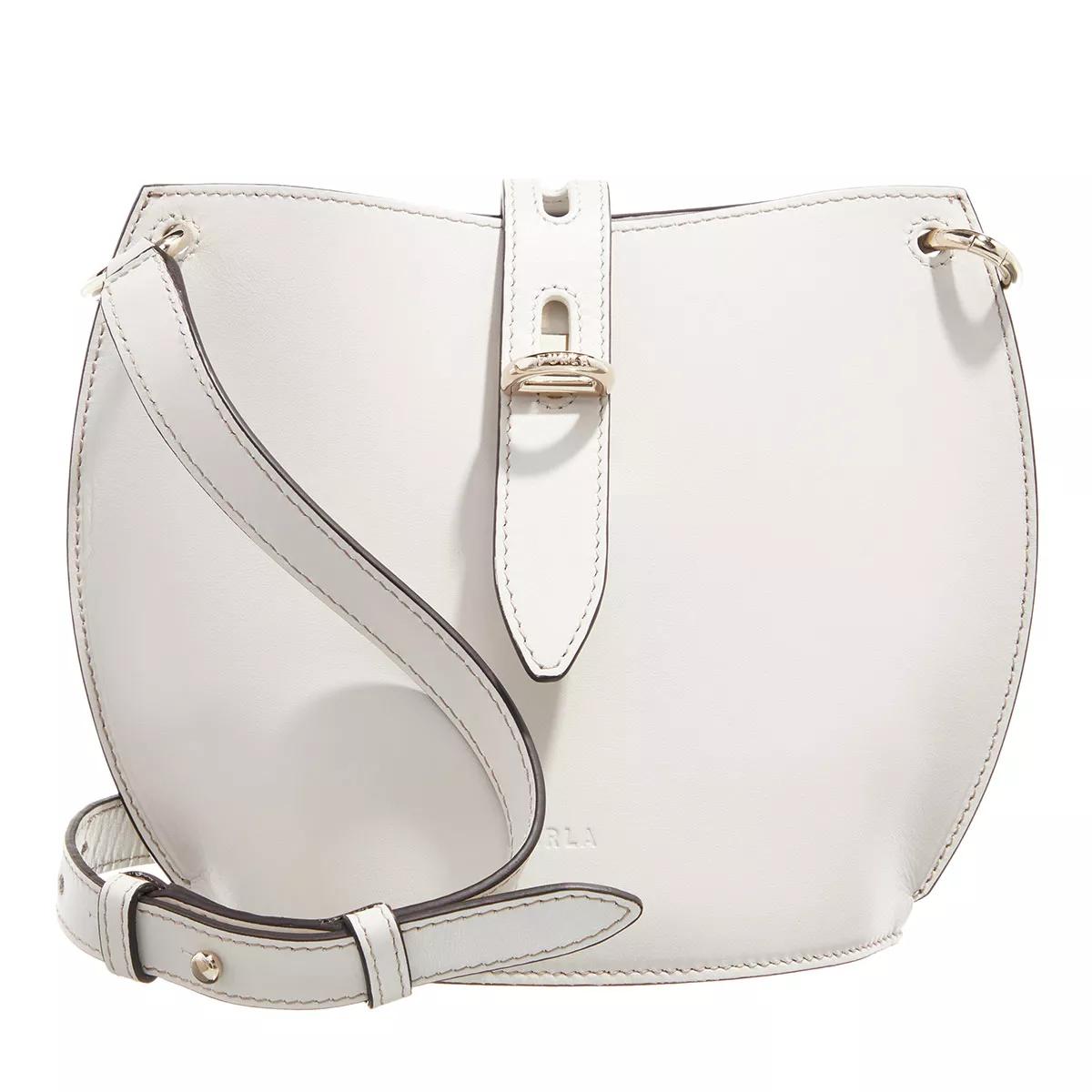 Furla Umhängetasche - Unica Furla Mini Crossbody - Gr. unisize - in Creme - für Damen von Furla