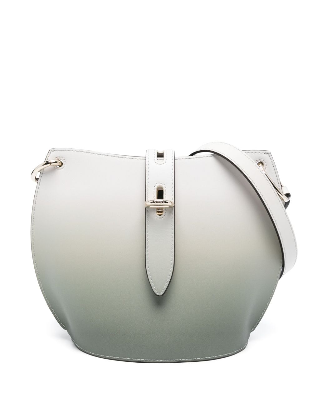 Furla Unica gradient leather bag - Green von Furla