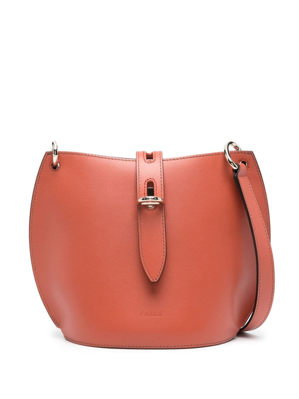 Furla Unica leather cross body bag - Orange von Furla