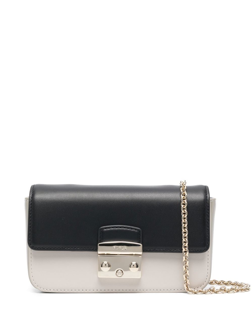 Furla fold over cross body bag - Neutrals von Furla