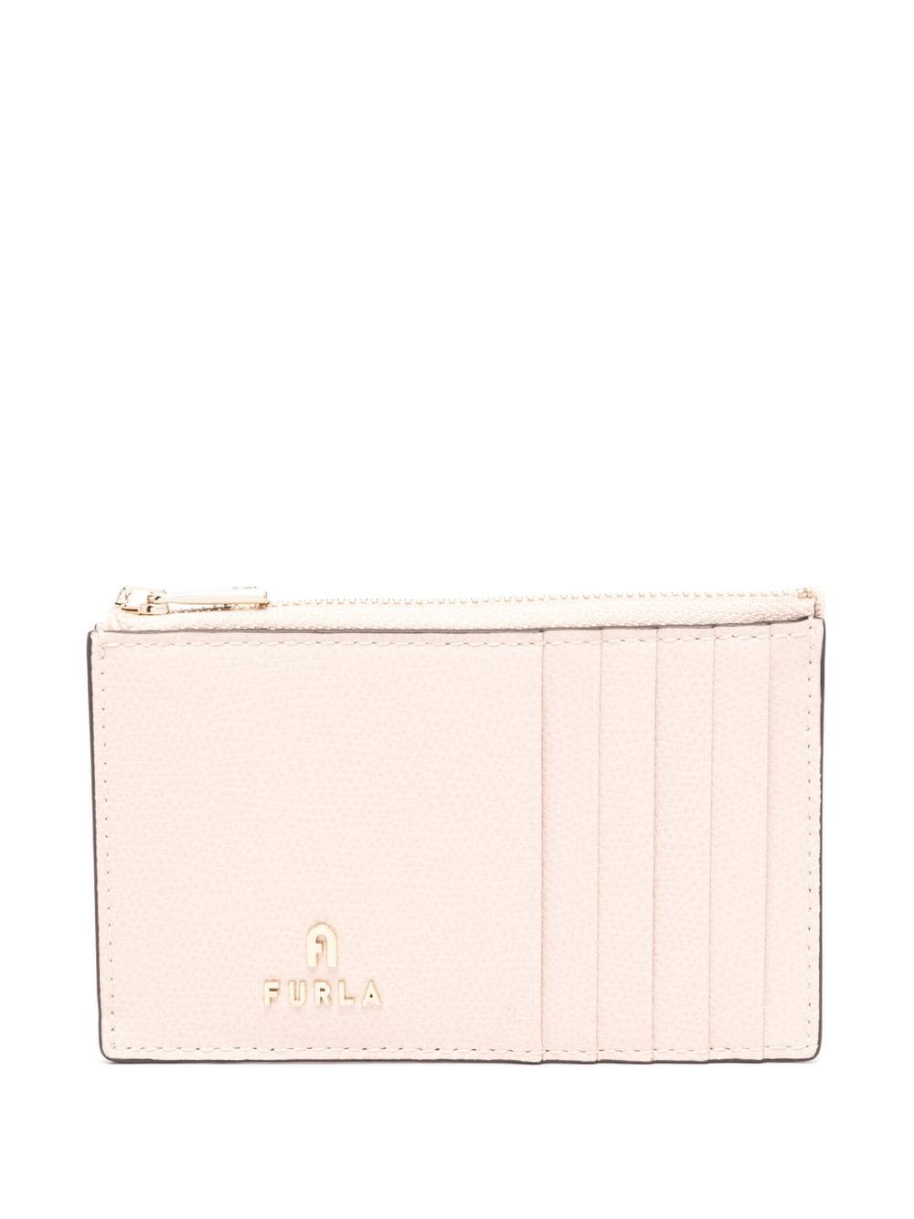 Furla leather cardholder wallet - Neutrals von Furla