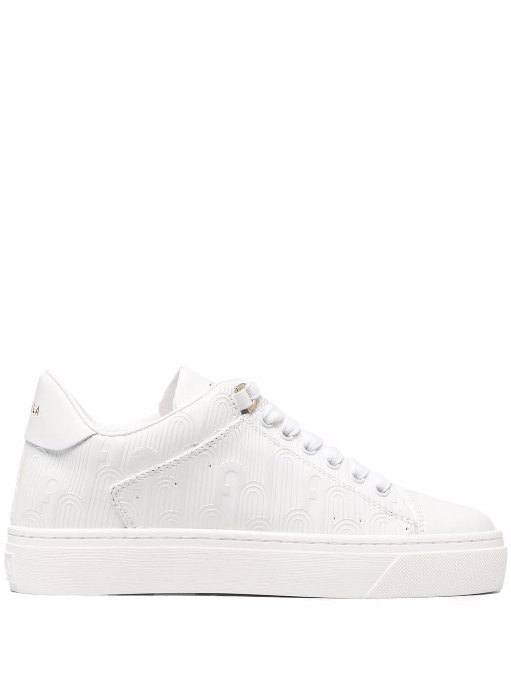 Furla logo low-top sneakers - White von Furla