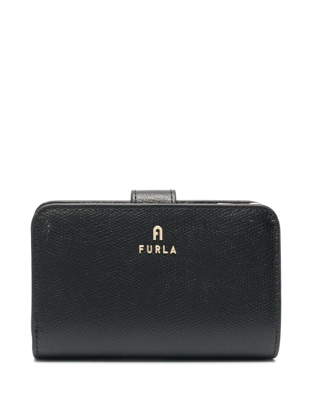 Furla logo-plaque detail wallet - Black von Furla