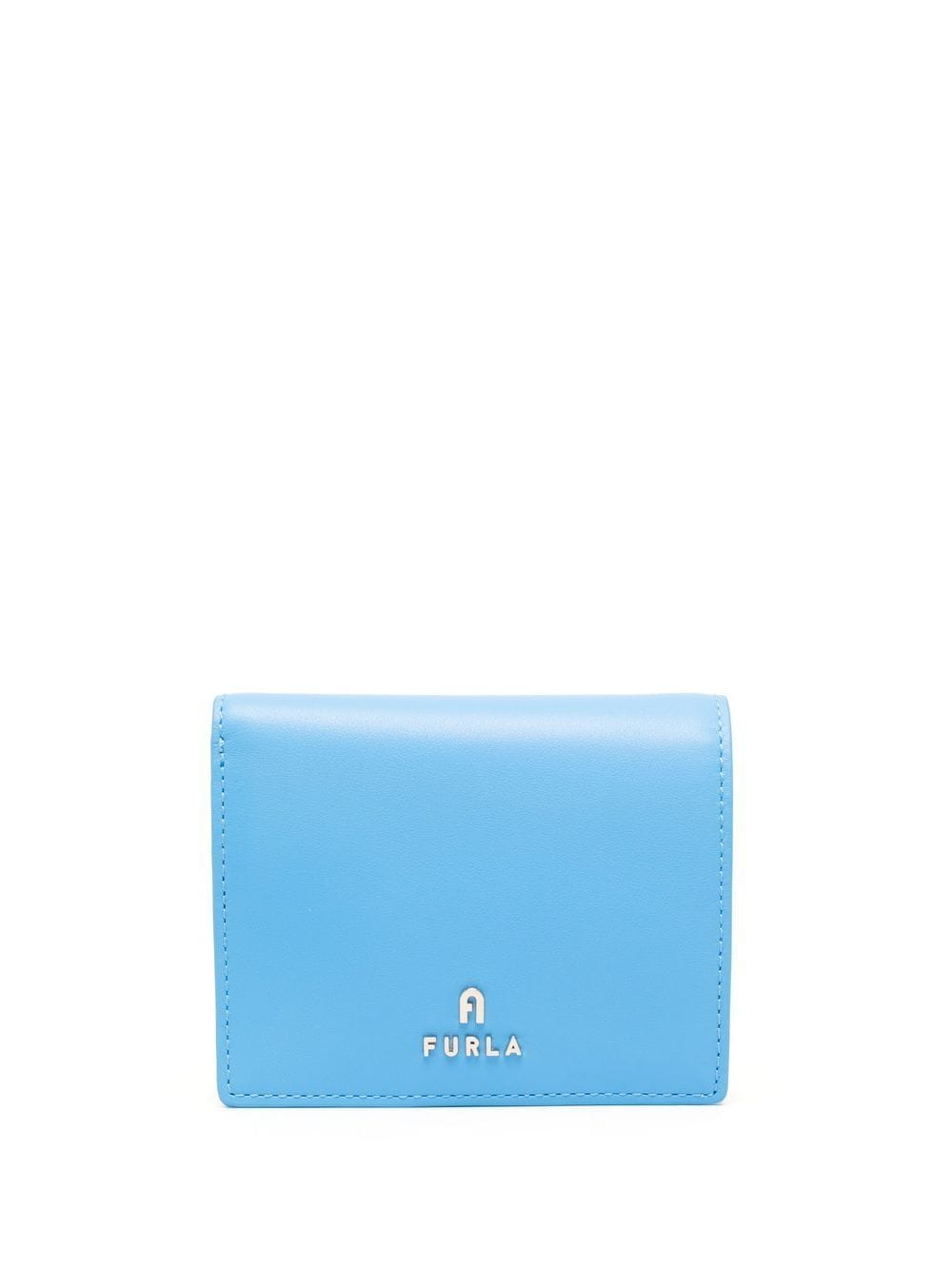 Furla logo-plaque folding wallet - Blue von Furla