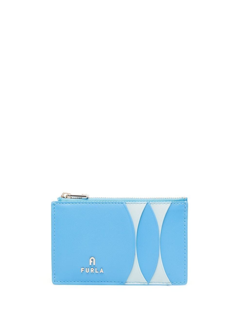 Furla logo-plaque leather wallet - Blue von Furla