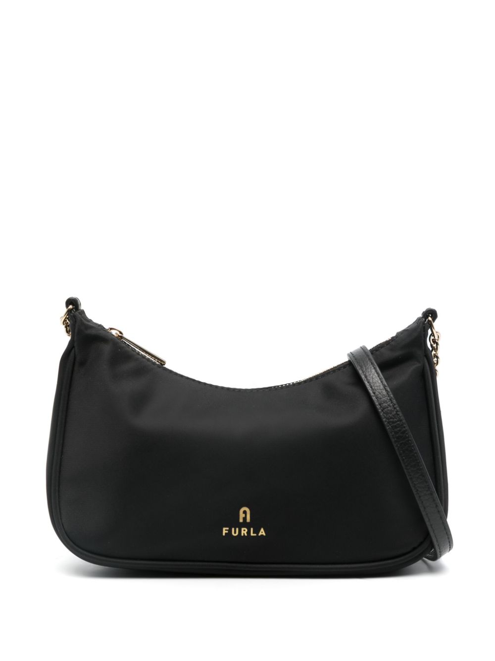 Furla logo-stamp cross body bag - Black von Furla