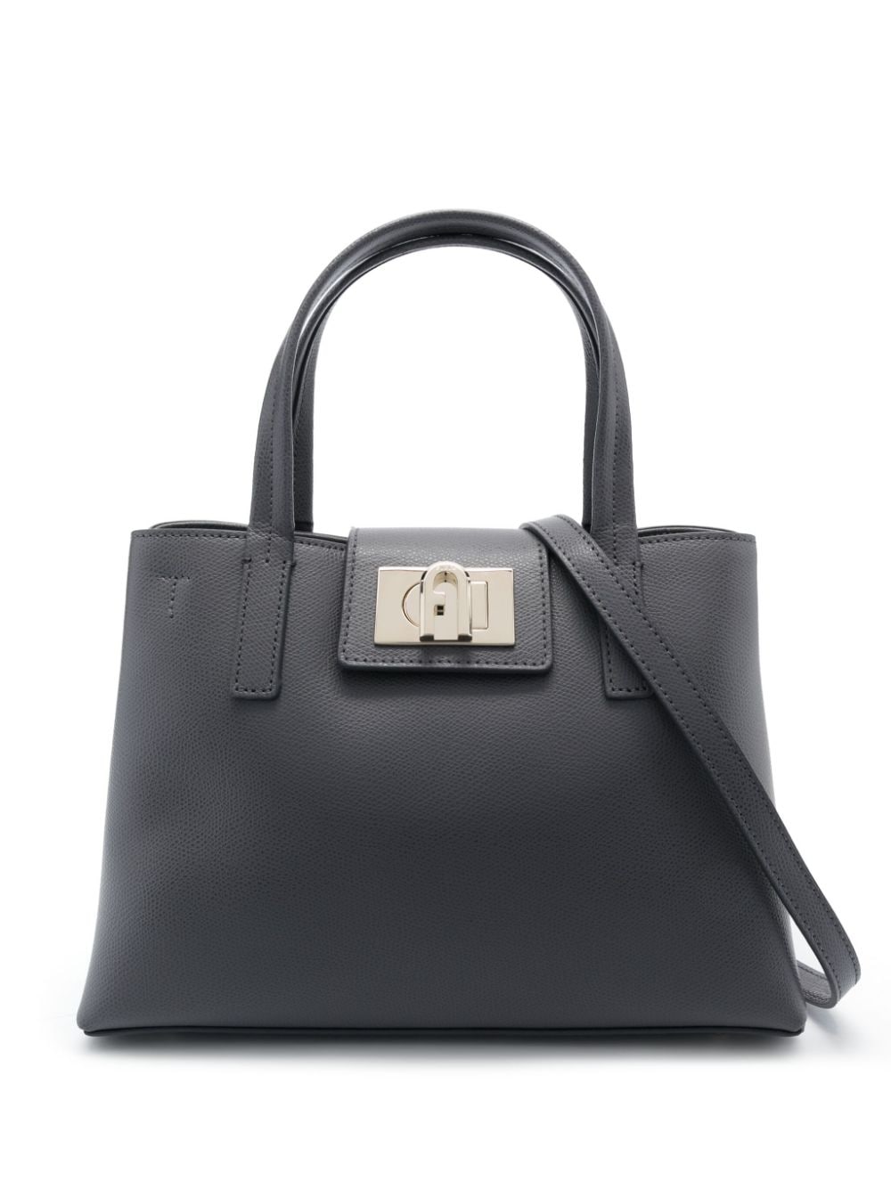 Furla medium 1927 leather tote bag - Grey von Furla