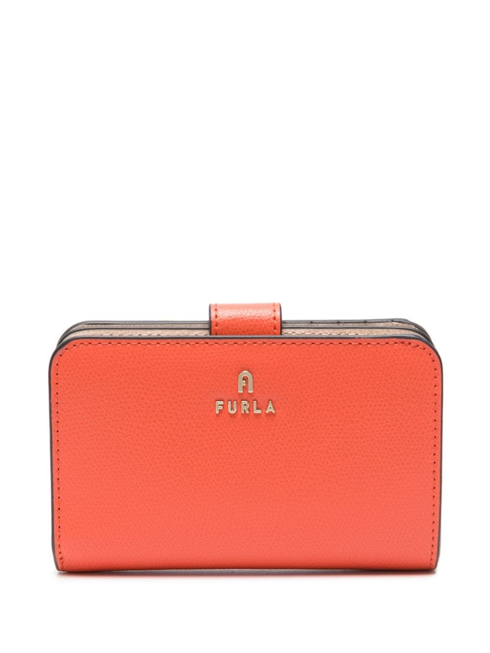 Furla medium Camelia leather wallet - Orange von Furla