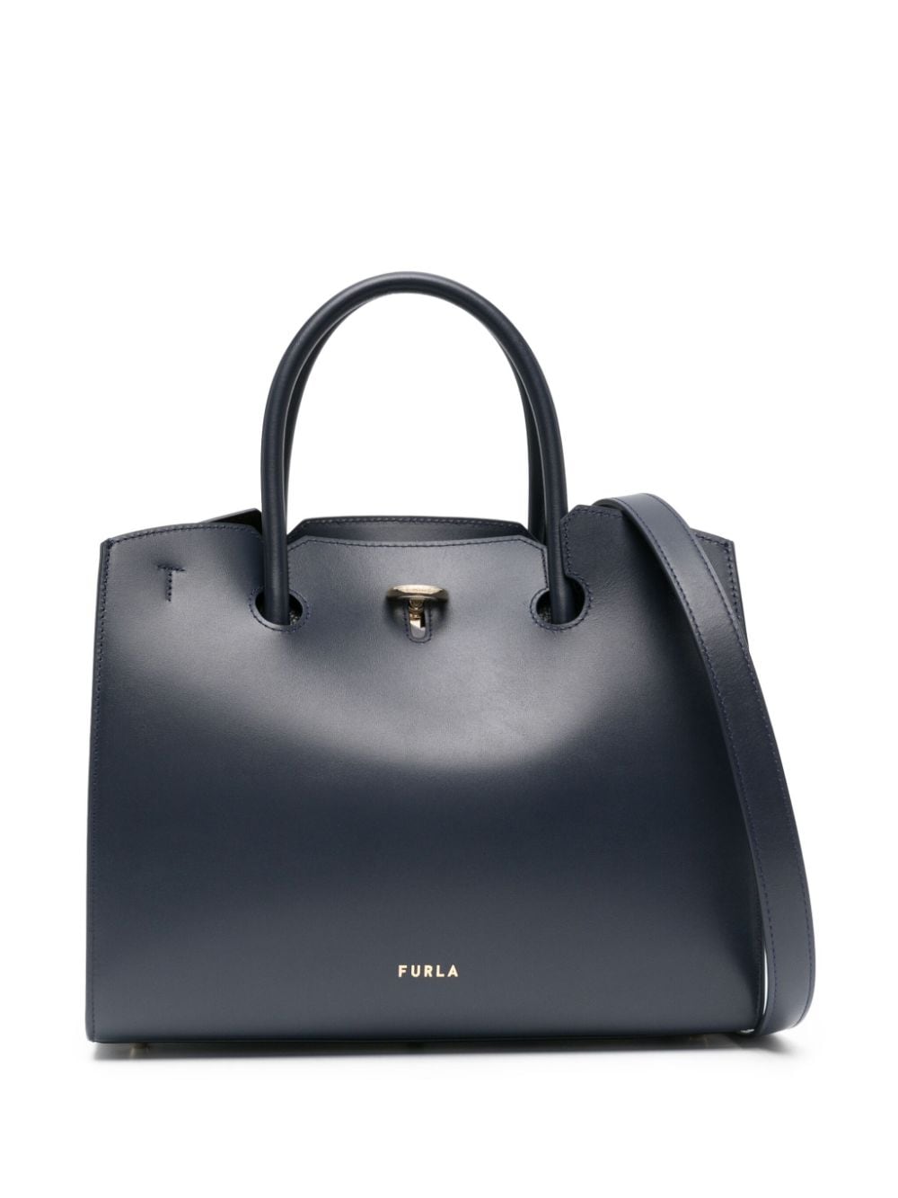 Furla medium Genesi leather tote bag - Blue von Furla