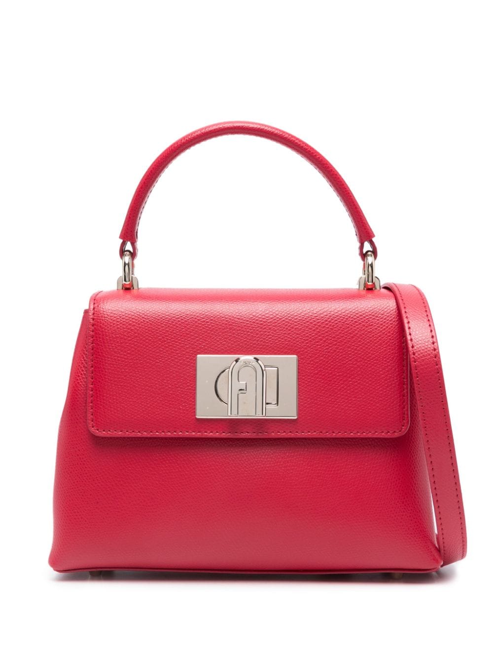 Furla mini 1927 leather tote bag - Red von Furla