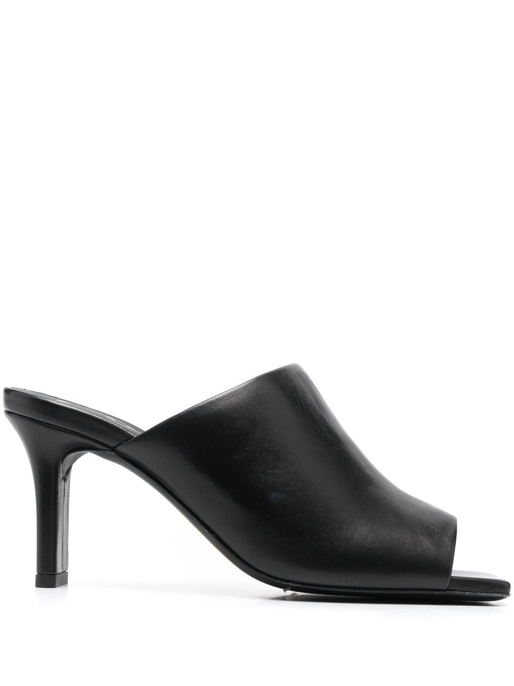 Furla peep toe mule - Black von Furla