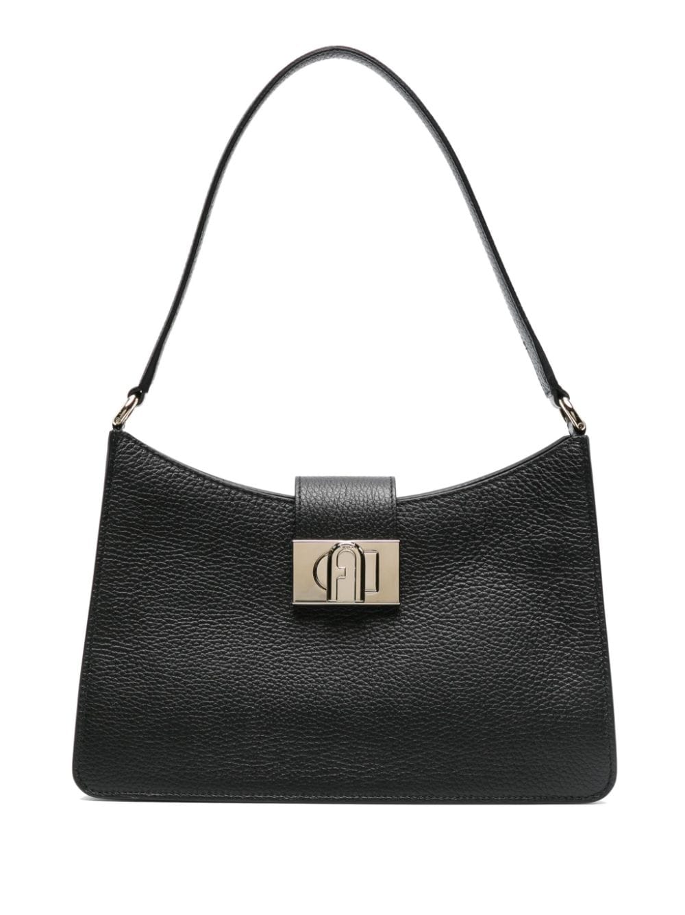 Furla small 1927 leather tote bag - Black von Furla