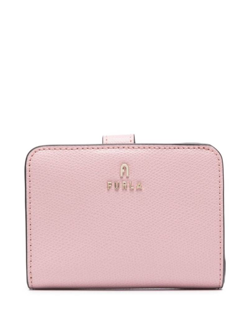 Furla small Camelia compact leather wallet - Pink von Furla
