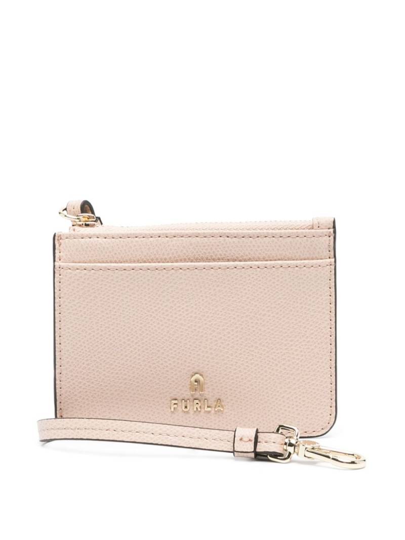 Furla small Camelia leather cardholder - Pink von Furla