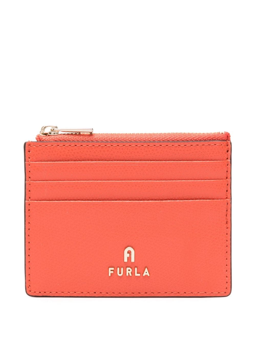 Furla small Camelia leather wallet - Orange von Furla