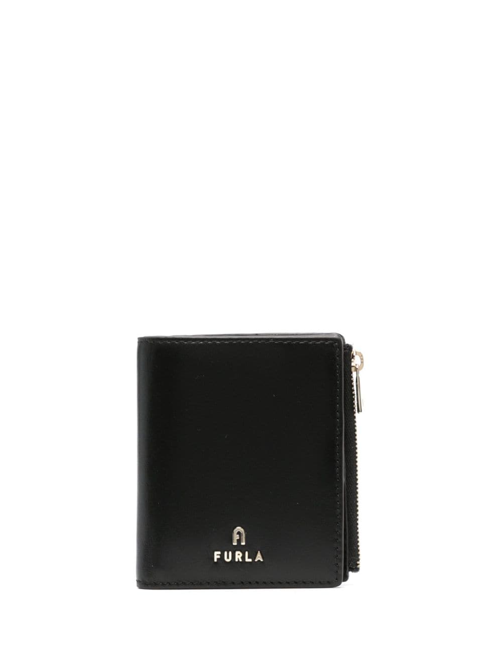 Furla small Camelia zipped leather wallet - Black von Furla