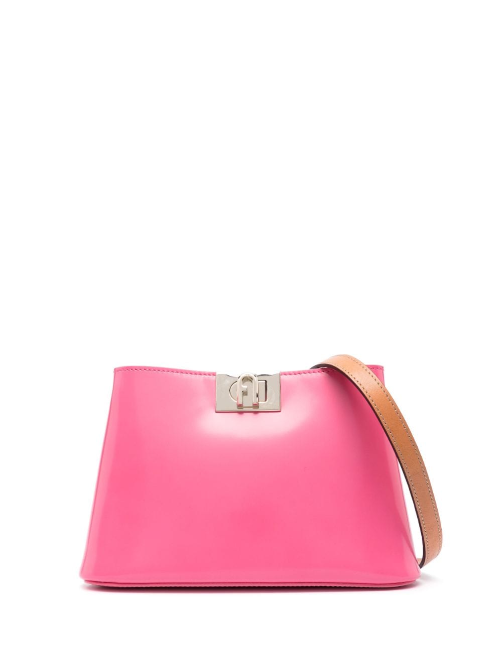 Furla square-buckle tote bag - Pink von Furla