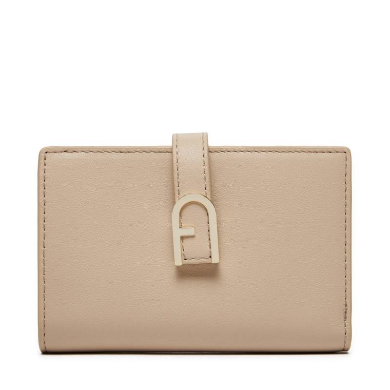 Große Damen Geldbörse Furla Flow S Compact Wallet WP00401 BX2045 8E000 Beige von Furla