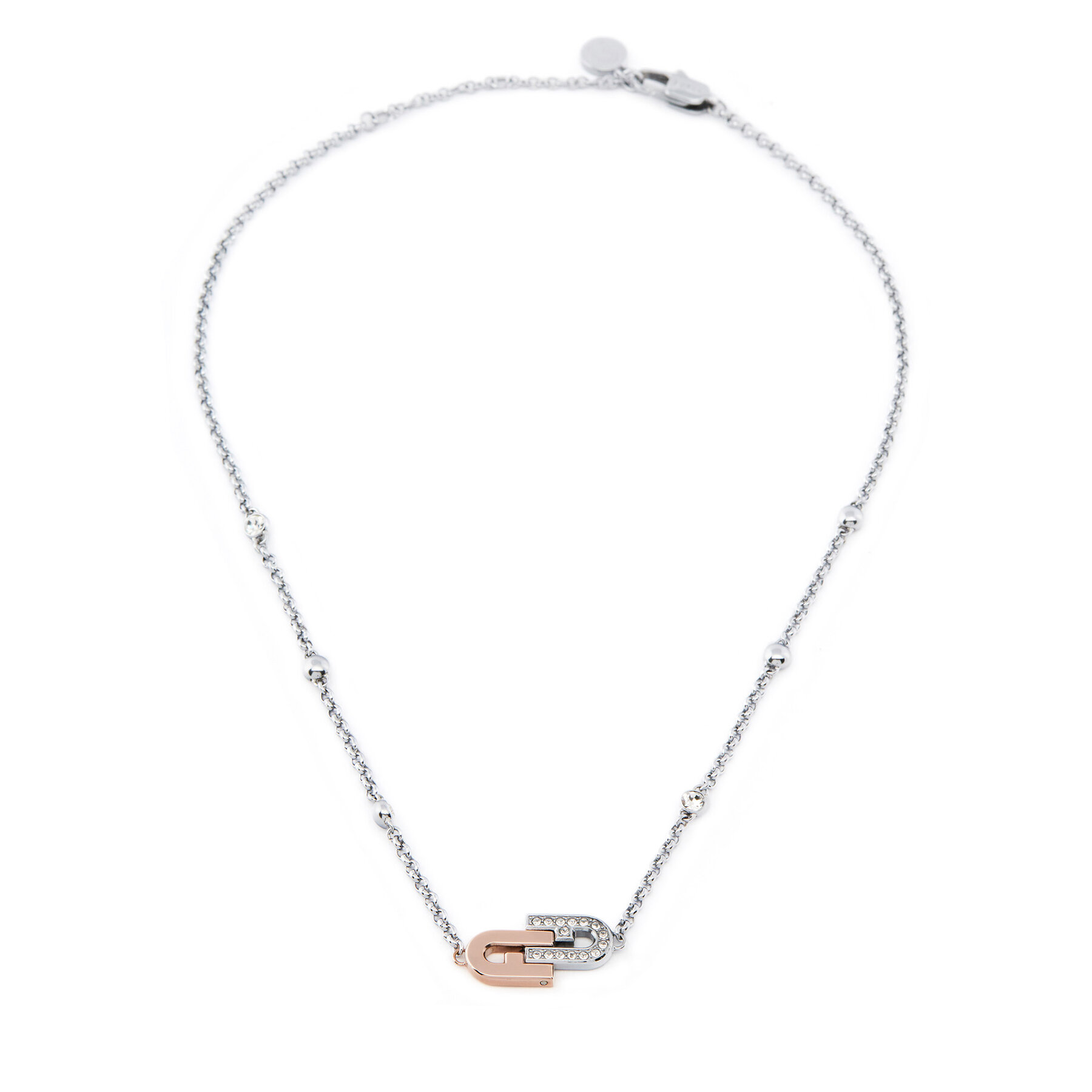 Halskette Furla Arch Double WJ00091-K21000-1952S-9-009-20-CN-U Silberfarben Halskette Furla Arch Double WJ00091-K21000-1952S-9-009-20-CN-U Silberfarben von Furla