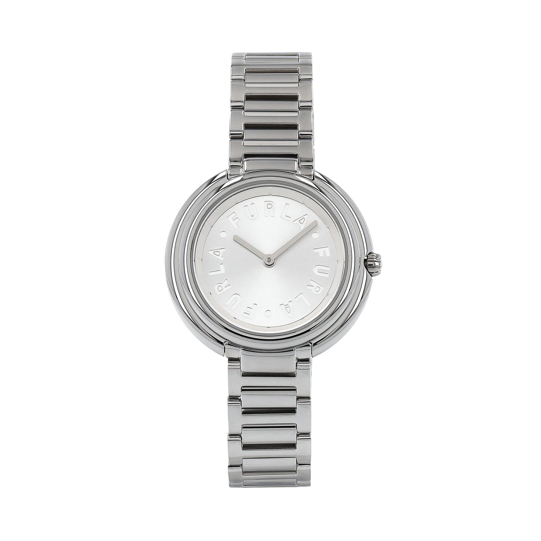 Uhr Furla Icon Shape WW00035-MT0000-AR000-1-003-20-CN-W Silberfarben Uhr Furla Icon Shape WW00035-MT0000-AR000-1-003-20-CN-W Silberfarben von Furla
