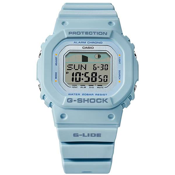 G-SHOCK Classic Digitaluhr, medium hellblau von G-SHOCK