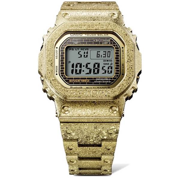 G-SHOCK Digitaluhr Origin LCD, Bluetooth Funk Solar gold von G-SHOCK