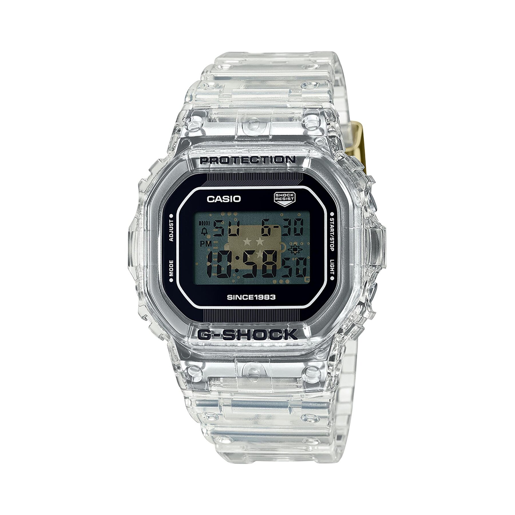 Uhr G-Shock 40th Anniversary Clear Remix DW-5040RX-7ER Transparent Uhr G-Shock 40th Anniversary Clear Remix DW-5040RX-7ER Transparent von G-SHOCK