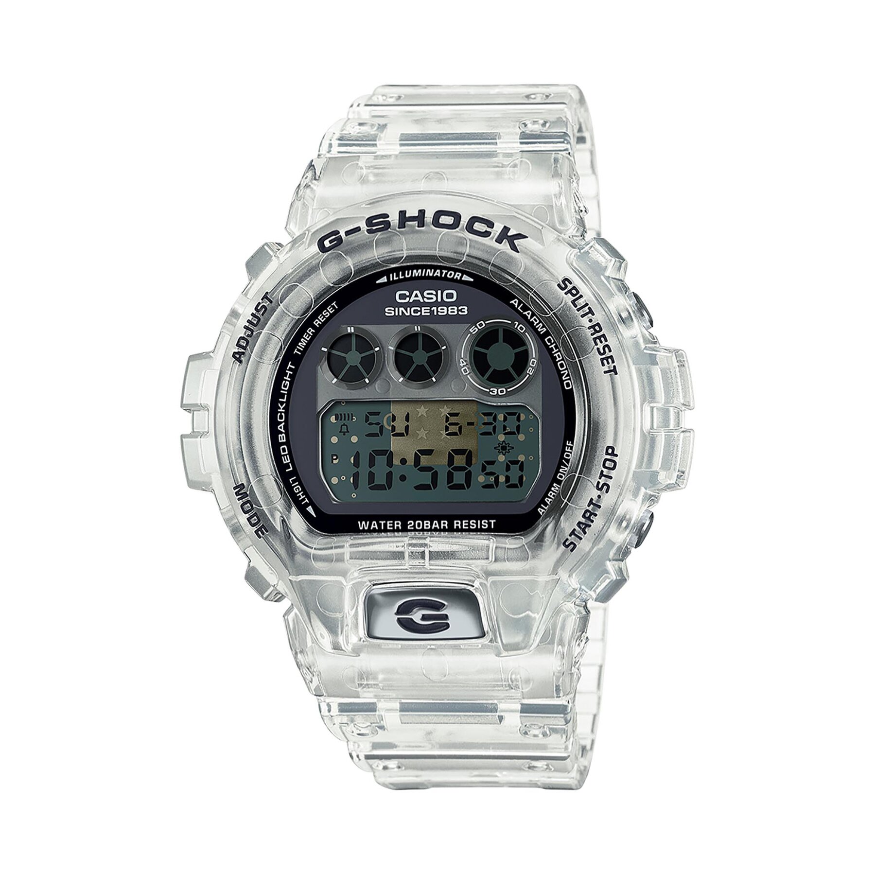 Uhr G-Shock 40th Anniversary Clear Remix DW-6940RX-7ER Transparent Uhr G-Shock 40th Anniversary Clear Remix DW-6940RX-7ER Transparent von G-SHOCK