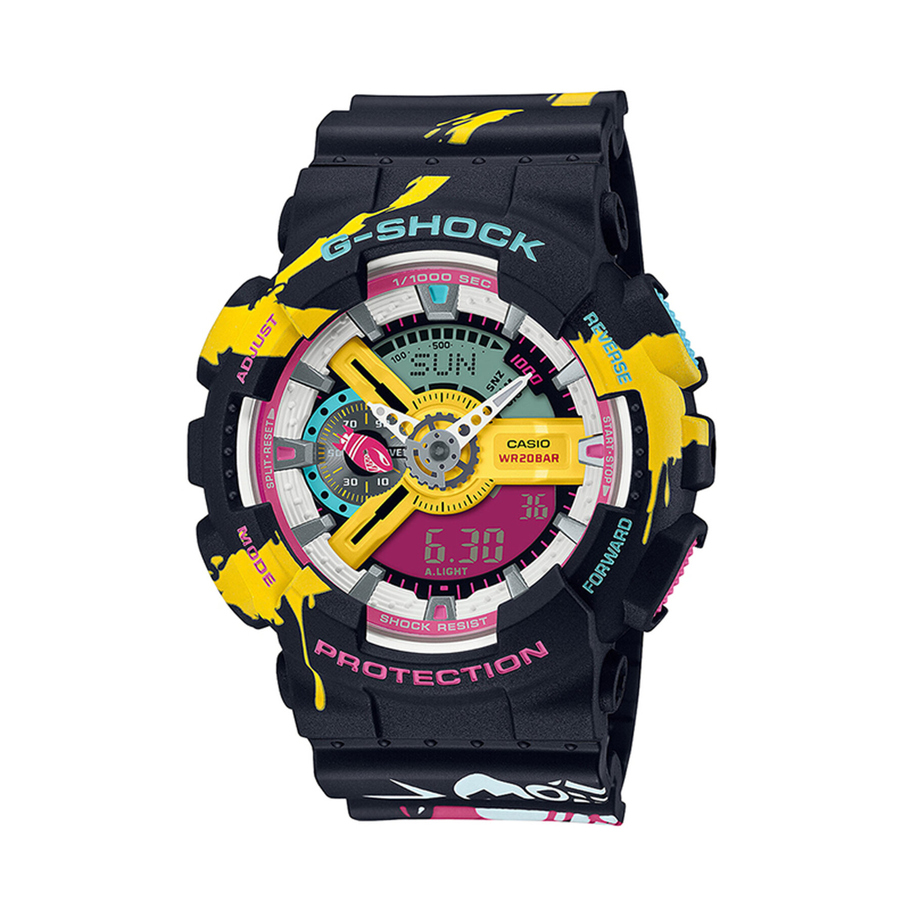 Uhr G-Shock GA-110LL-1AER Black/Multi von G-SHOCK