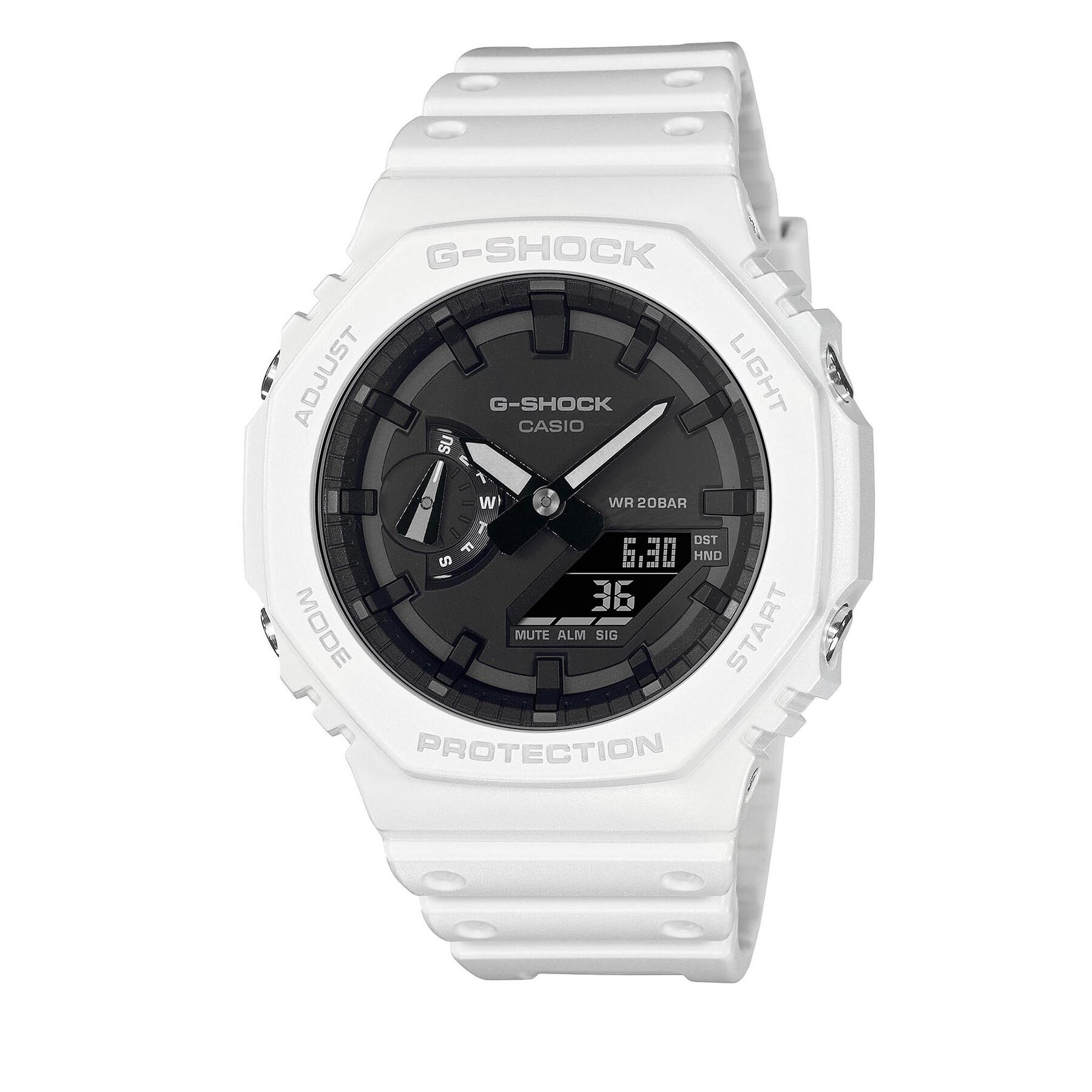 Uhr G-Shock GA-2100-7AER White/White von G-SHOCK