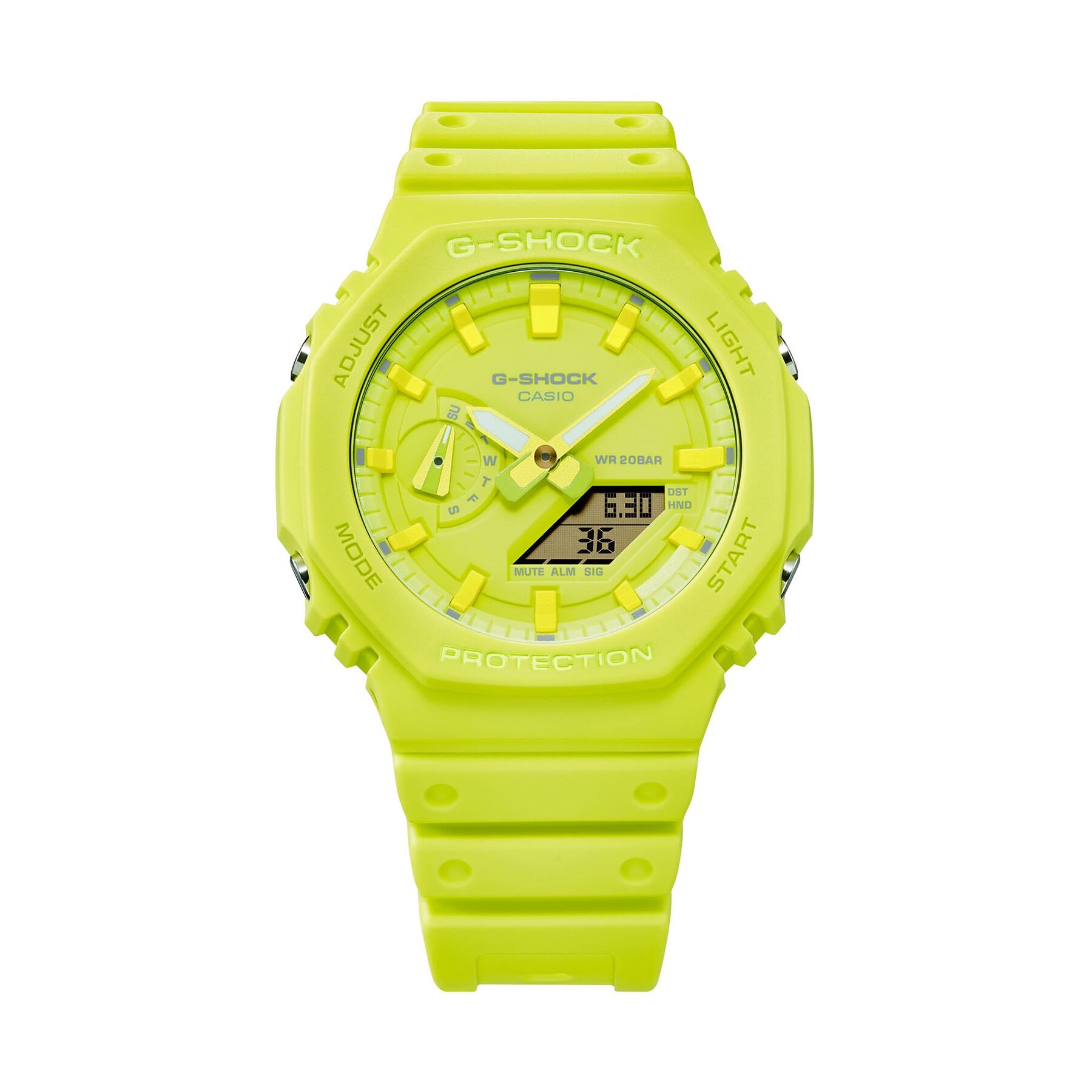 Uhr G-Shock GA-2100-9A9ER Yellow von G-SHOCK
