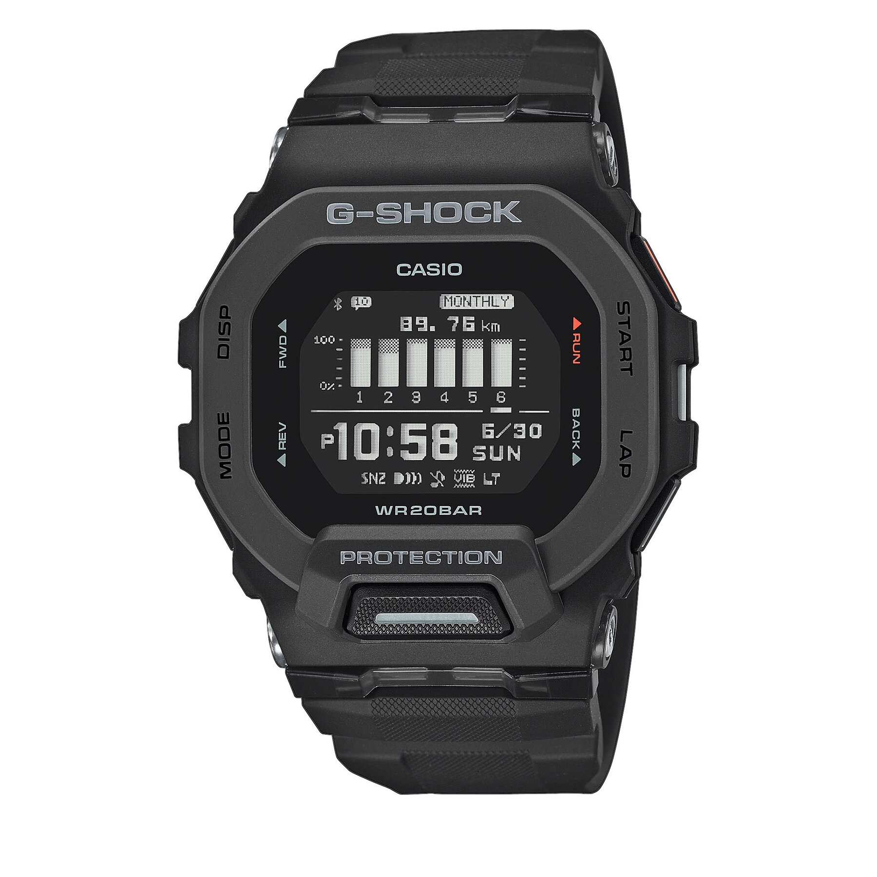 Uhr G-Shock GBD-200-1ER Black/Black von G-SHOCK