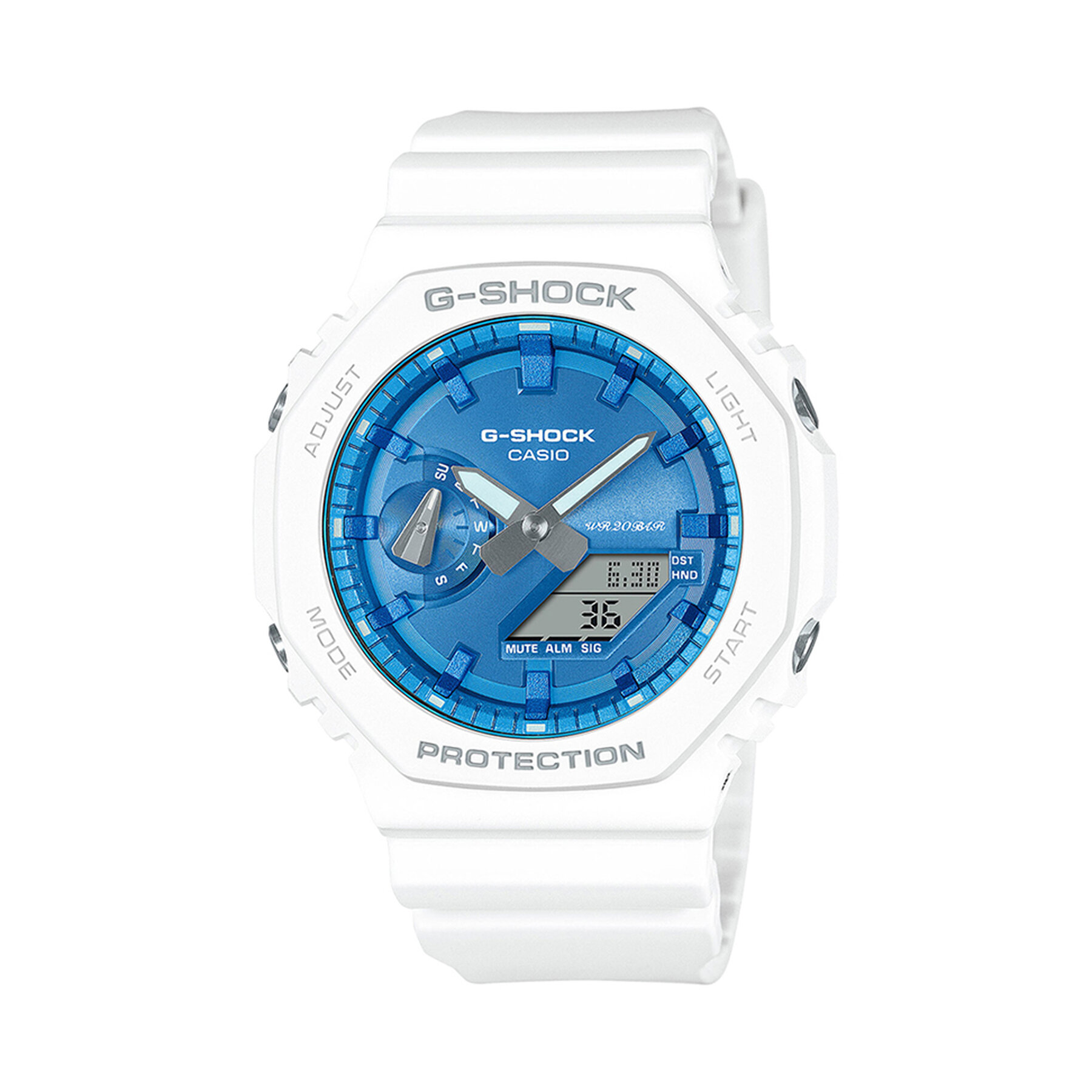 Uhr G-Shock Sparkle of Winter GA-2100WS-7AER White/Blue von G-SHOCK