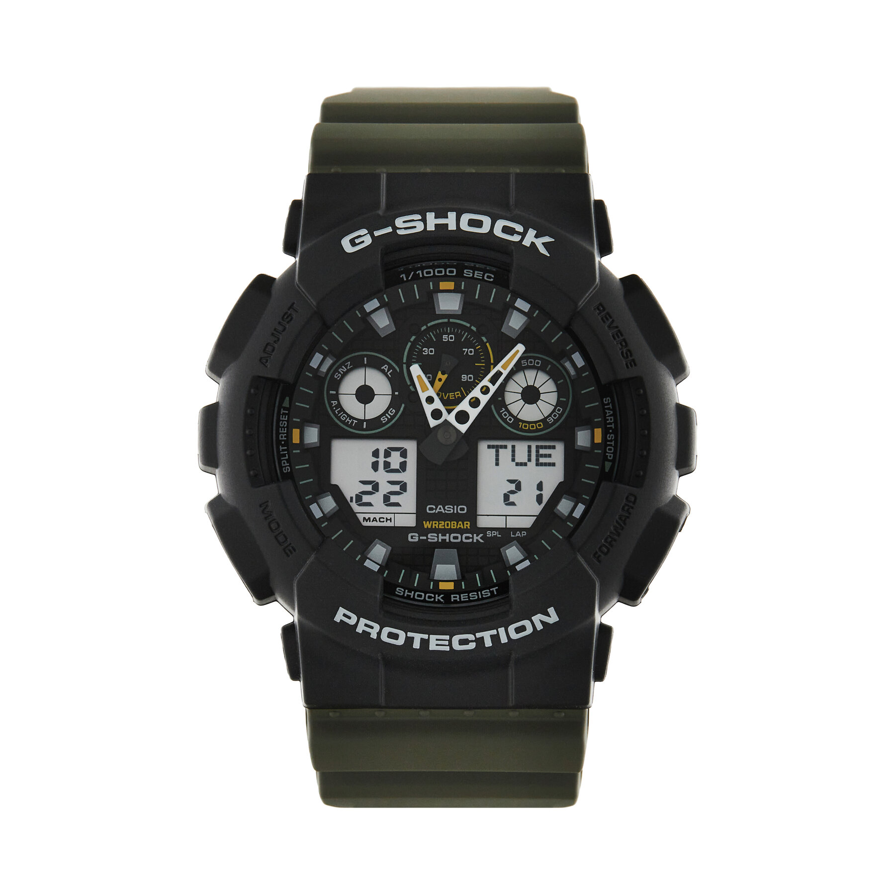 Uhr G-Shock Two Tune Utility GA-100TU-1A3ER Khakifarben Uhr G-Shock Two Tune Utility GA-100TU-1A3ER Khakifarben von G-SHOCK