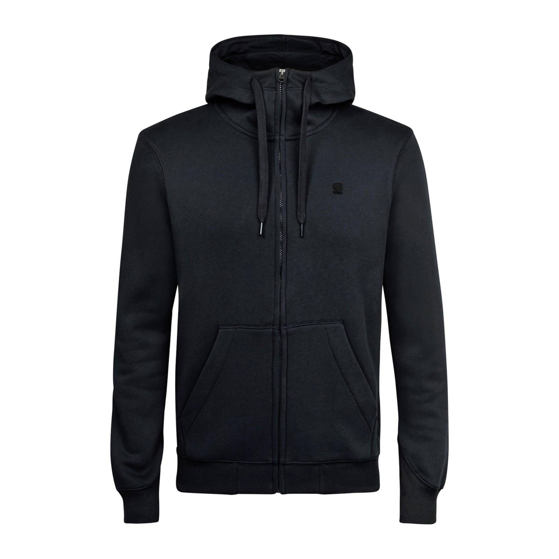 Sweatjacke Bequem Sitzend-premium Core Hdd Zip Sw L\s Herren Schwarz L von G-STAR RAW