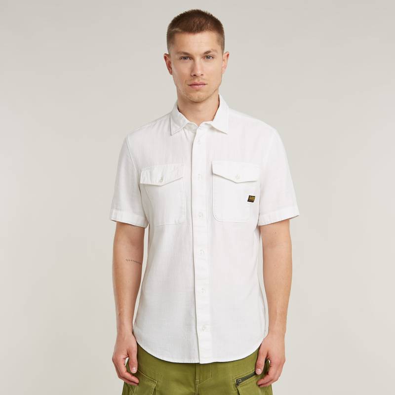 G-STAR Kurzarmhemd »Marine Slim Shirt«, mit aufgesetzten Taschen von G-STAR
