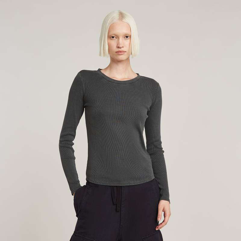 G-STAR Langarmshirt »Tops Overdyed slim«, im Overdyed-Look von G-STAR