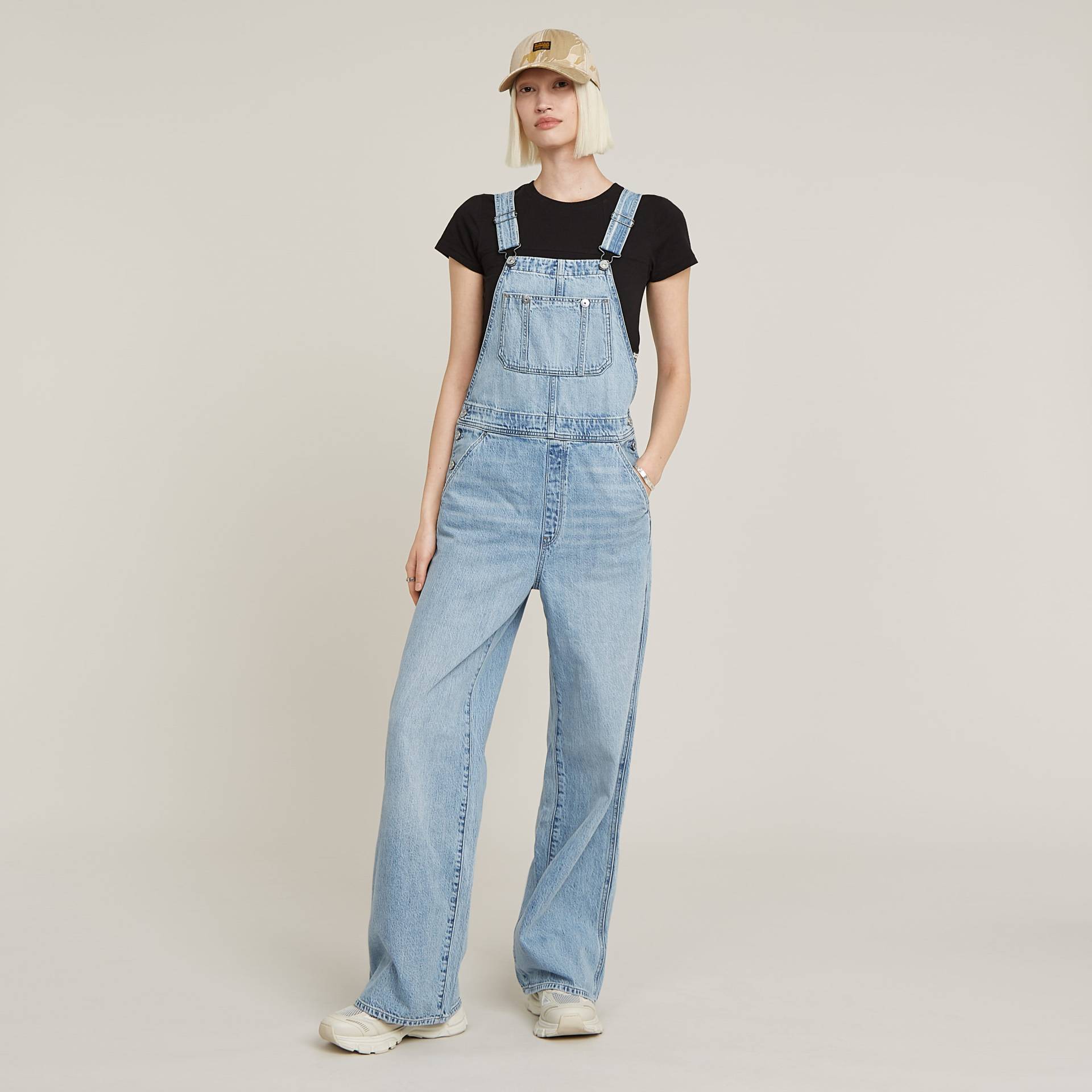 G-STAR Latzhose »Straight Leg Dungaree«, mit Knöpfen an den Seiten G-STAR Latzhose »Straight Leg Dungaree«, mit Knöpfen an den Seiten von G-STAR