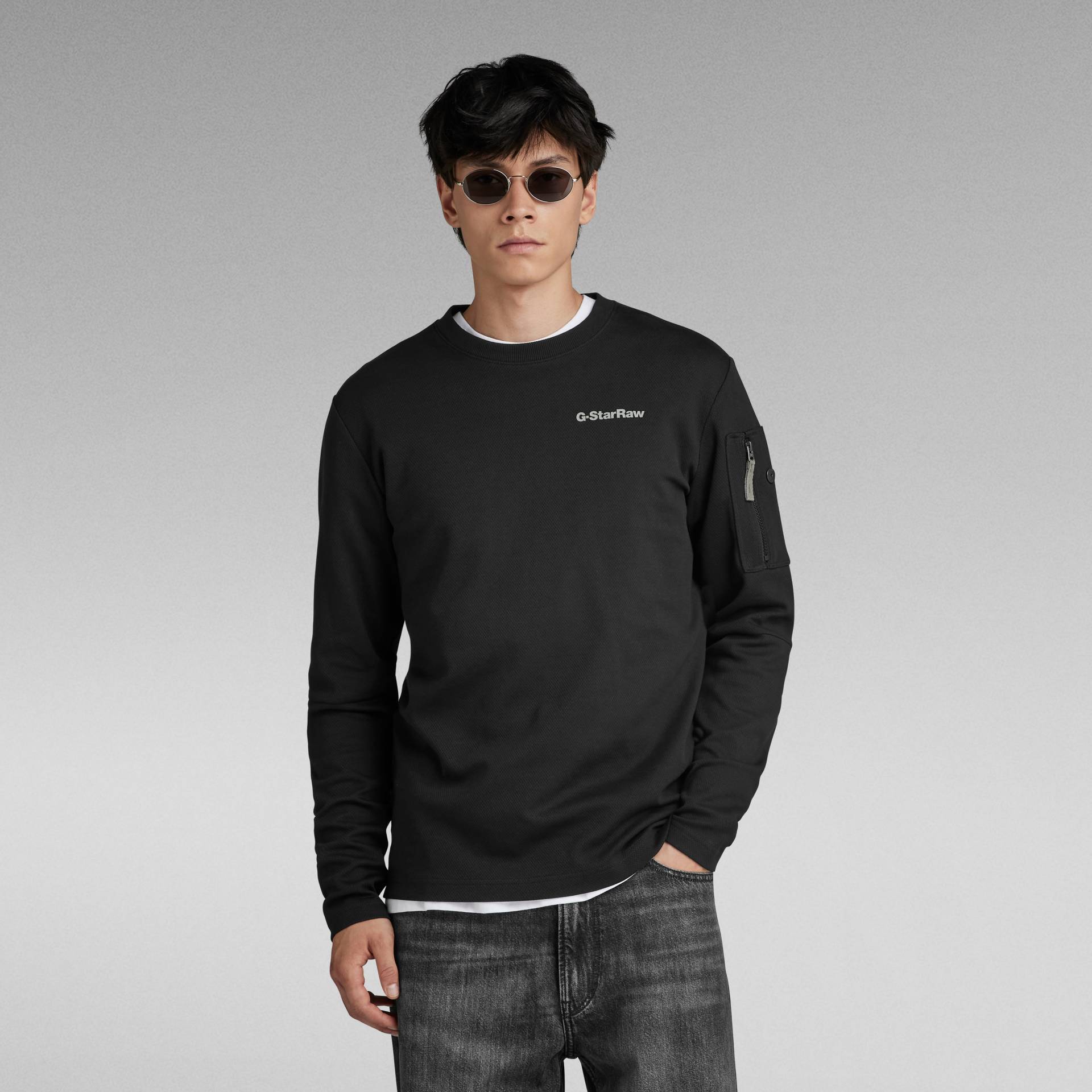 G-STAR Longsleeve, mit Reissverschlusstasche am Arm G-STAR Longsleeve, mit Reissverschlusstasche am Arm von G-STAR