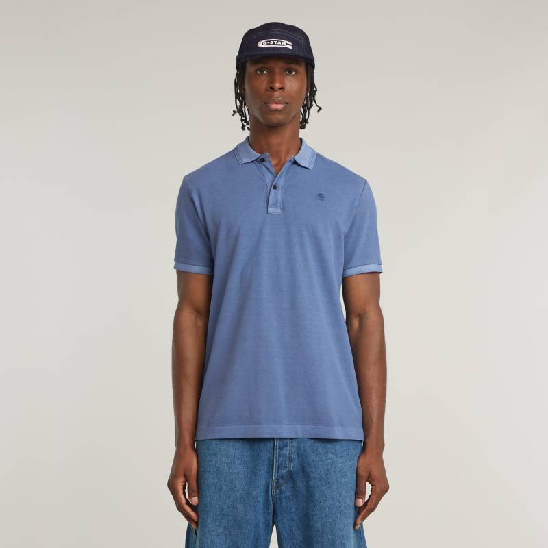 G-STAR Poloshirt »Dunda slim fit«, Logoprägung auf der Brust von G-STAR