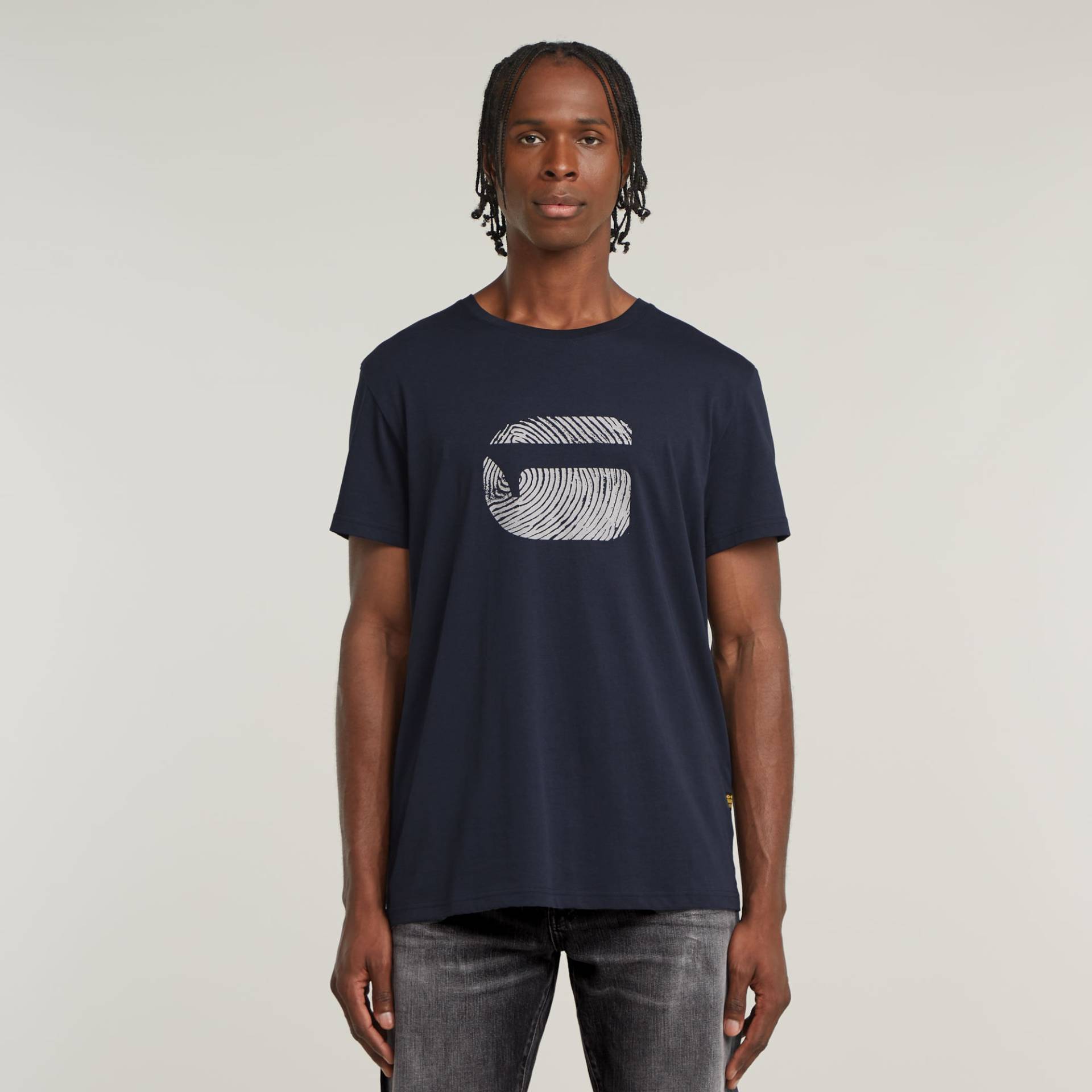 G-STAR T-Shirt »Finger Print Burger«, mit Grafikprint von G-STAR
