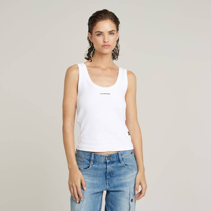 G-STAR Tanktop »Slim Rib Tank«, mit Markenschriftzug auf der Brust von G-STAR