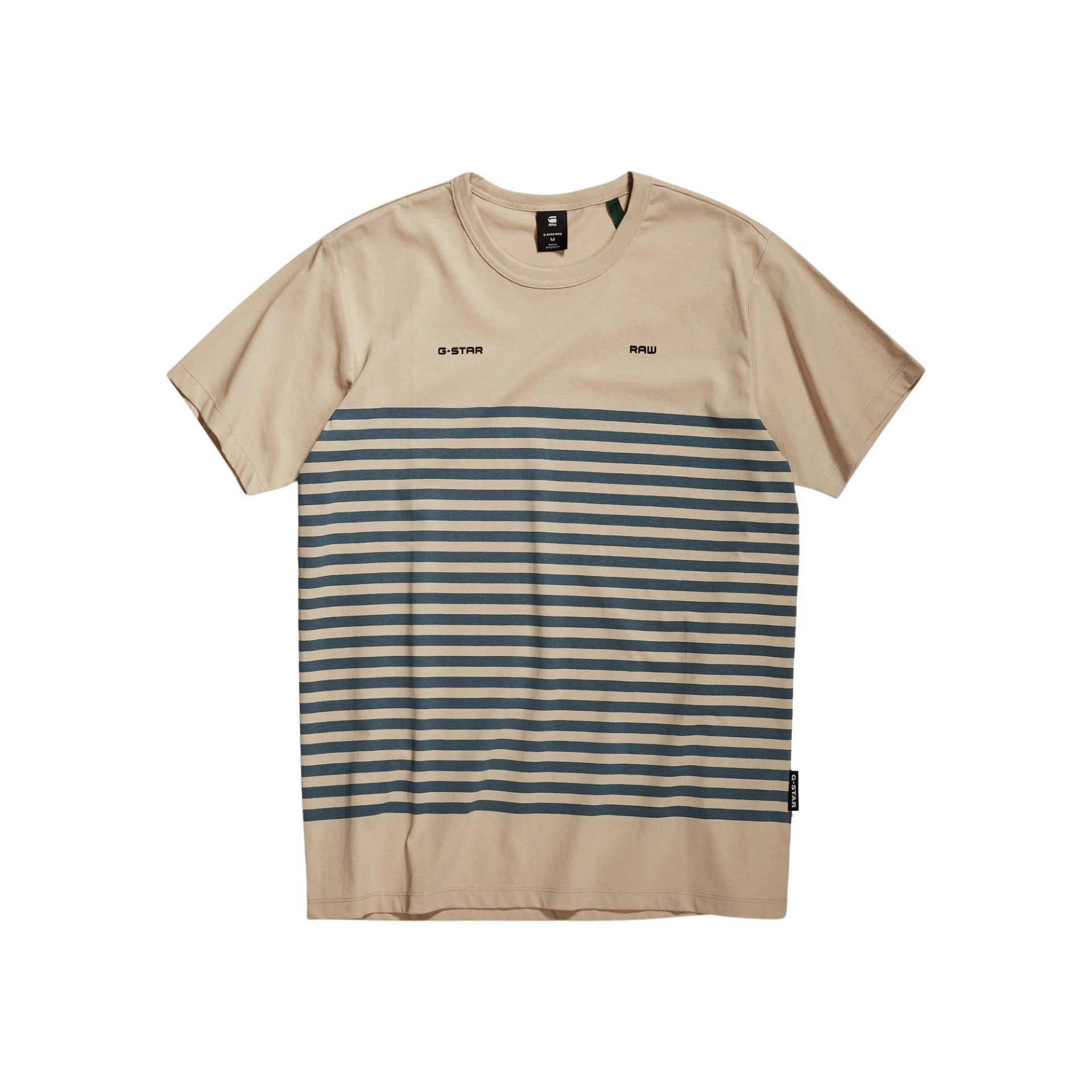 T-shirt Placed Stripe Graphic Herren  S von G-STAR