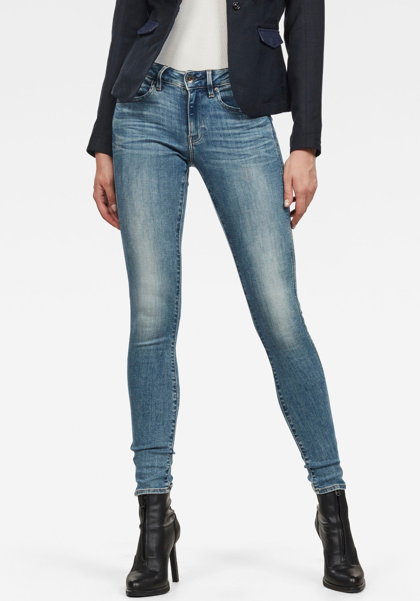 G-Star RAW Skinny-fit-Jeans »Midge Zip Mid Skinny« von G-Star RAW