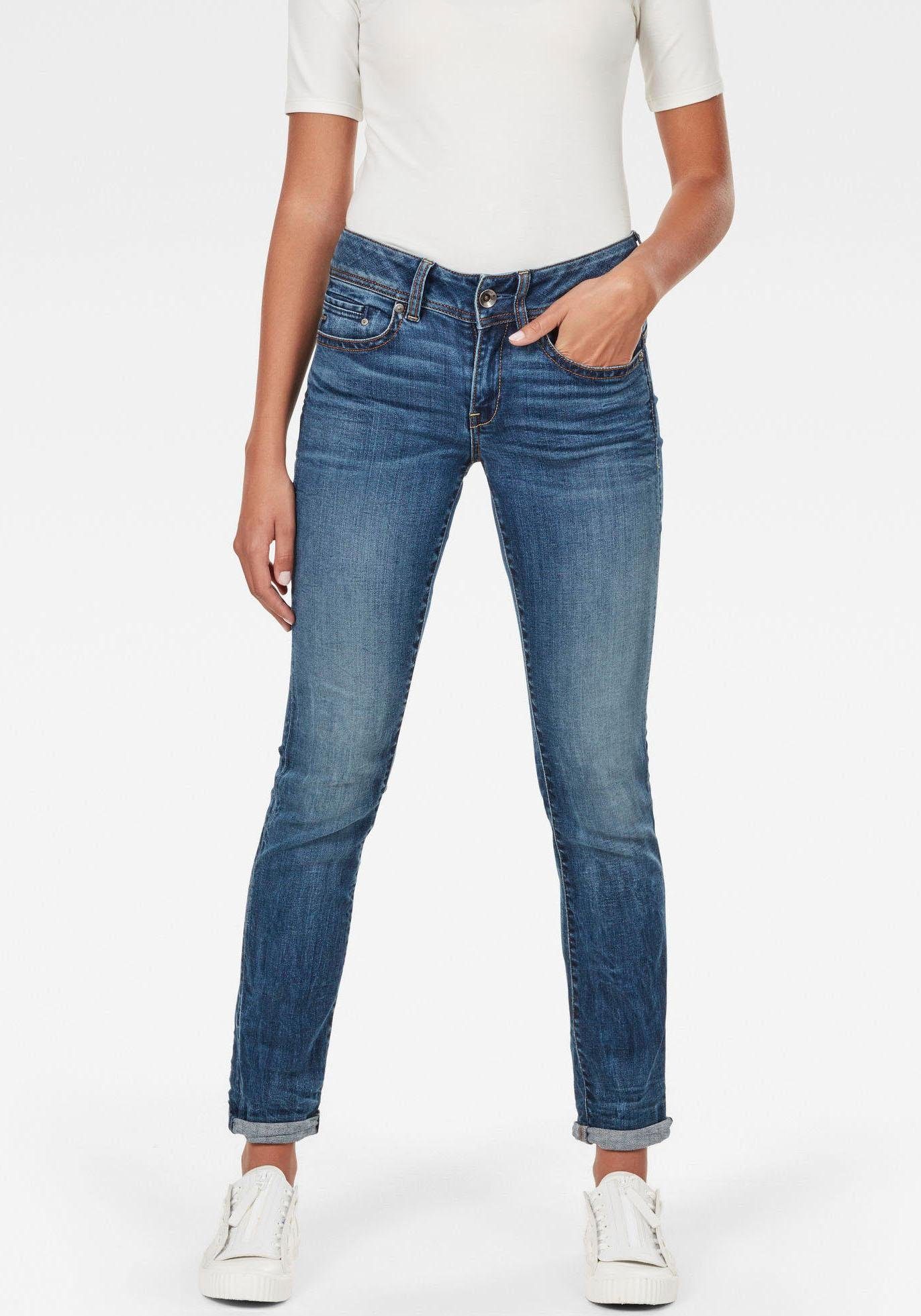 G-Star RAW Slim-fit-Jeans »Midge Mid Straight Wmn« von G-Star RAW